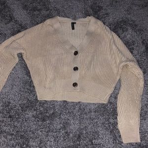 Tan sweater, brand new without tags, fits like a S